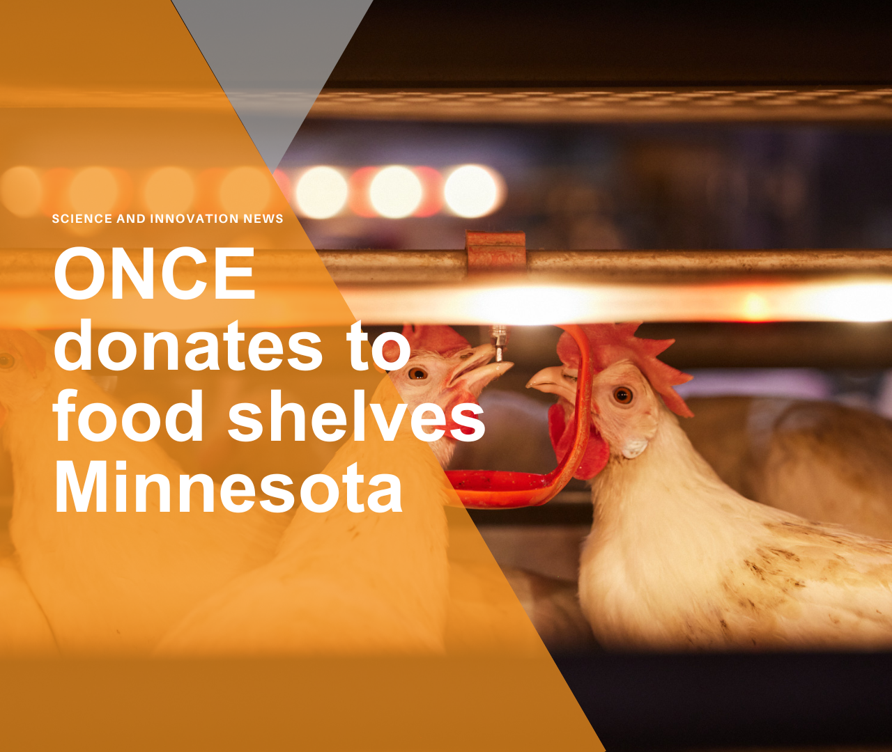 ONCE donates to food shelves Minnesota