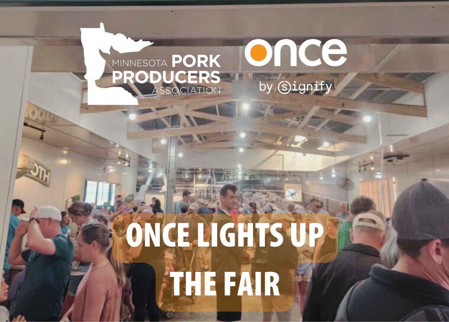 ONCE Lights Up the Fair: Our Donation to the Minnesota Pork Producers Association