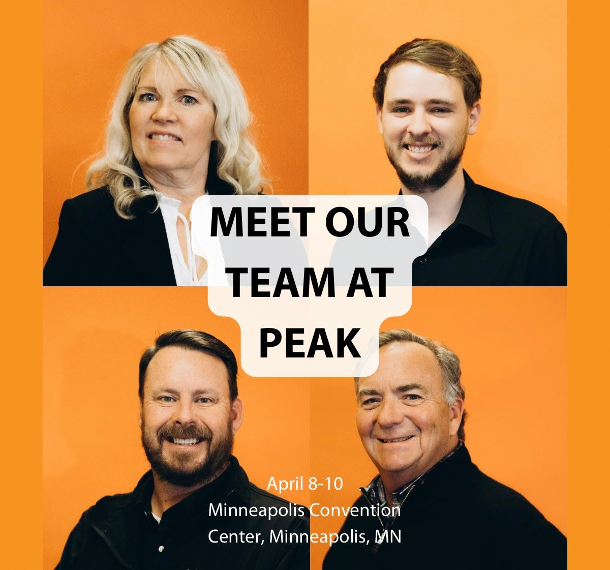 Meet our team at PEAK April 2025