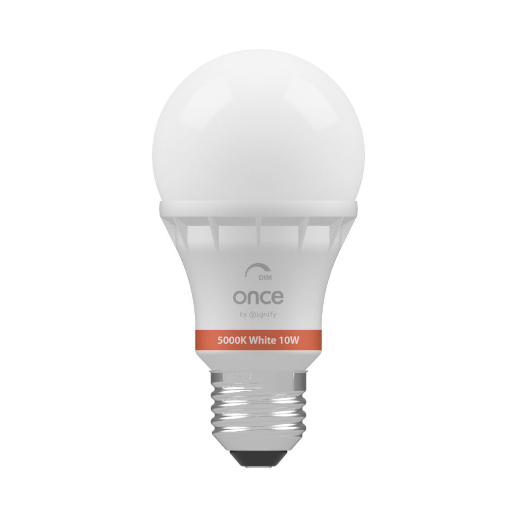 10W ONCE White LED 5000K — Front