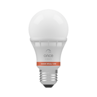 10W ONCE White LED 5000K — Front