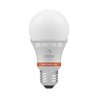 Once 5000K White 12W Dimmable 120VAC — Front