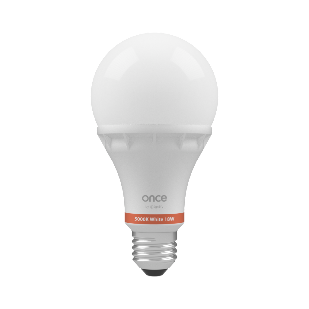 Once 5000K White 18W Non-Dimmable 120VAC — Front