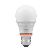 Once 2700K White 12W Dimmable 120VAC — Front