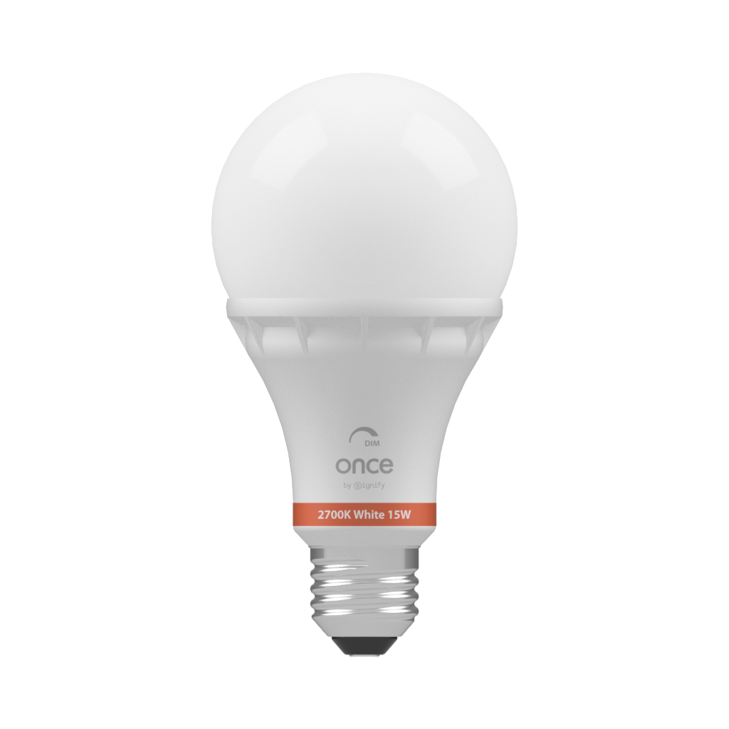 Once 2700K White 15W Dimmable 120VAC — Front