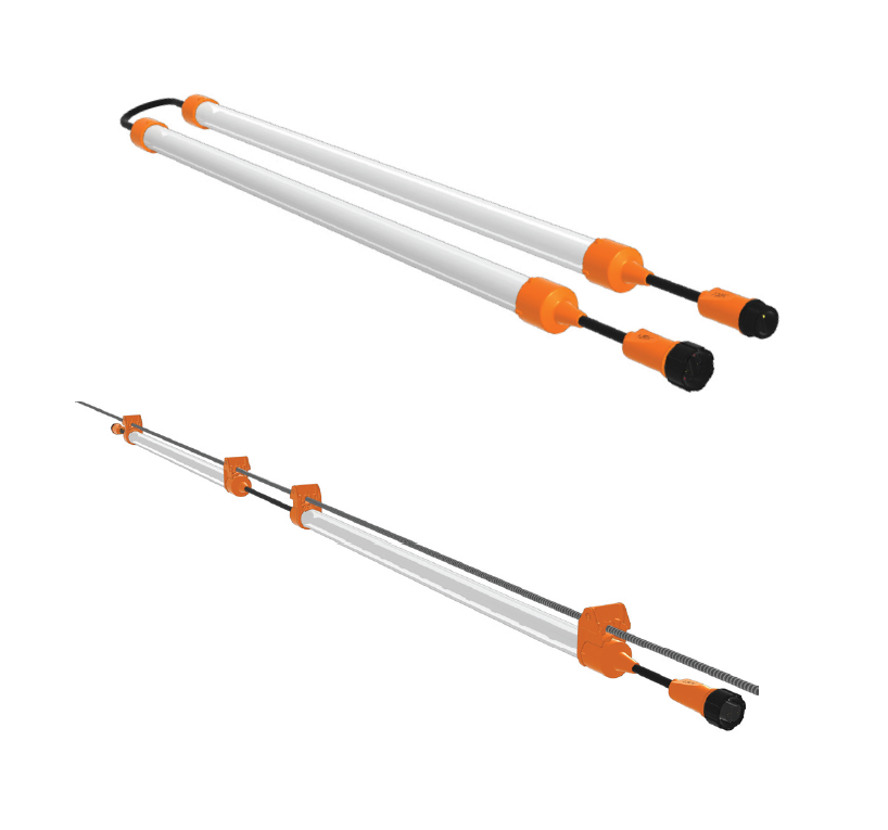 Double Tube - 97" OAL Tube Light Under-System for Layers (TLUS)